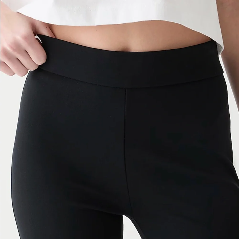 J Crew Split Hem Pixie Pant in Stretch Ponte EUC Size Small
